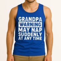 Grandpa Warning May Nap Suddenly At Any Time Tank Top