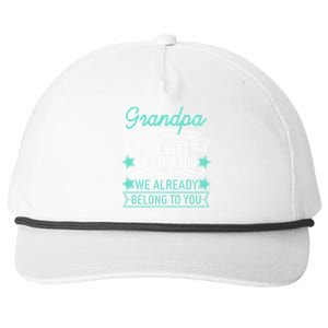 Grandpa We Have Tried To Find The Best Gift For You Snapback Five-Panel Rope Hat