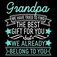 Grandpa We Have Tried To Find The Best Gift For You Wool Snapback Cap