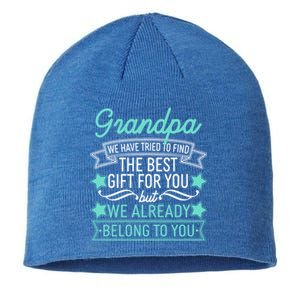 Grandpa We Have Tried To Find The Best Gift For You Sustainable Beanie