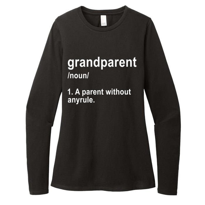 Grandparents A Parent Without Any Rules Womens CVC Long Sleeve Shirt