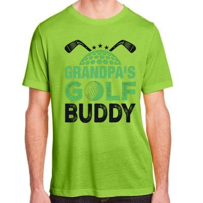 Grandpas Golf Buddy Fathers Day Adult ChromaSoft Performance T-Shirt