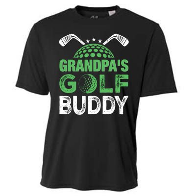 Grandpas Golf Buddy Fathers Day Cooling Performance Crew T-Shirt