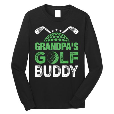 Grandpas Golf Buddy Fathers Day Long Sleeve Shirt