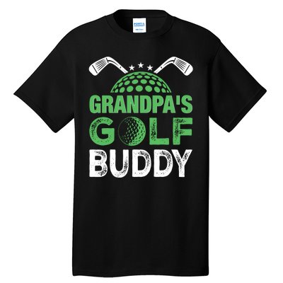 Grandpas Golf Buddy Fathers Day Tall T-Shirt