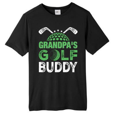 Grandpas Golf Buddy Fathers Day Tall Fusion ChromaSoft Performance T-Shirt