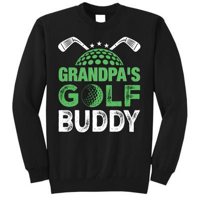 Grandpas Golf Buddy Fathers Day Tall Sweatshirt