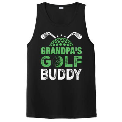 Grandpas Golf Buddy Fathers Day PosiCharge Competitor Tank