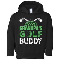 Grandpas Golf Buddy Fathers Day Toddler Hoodie