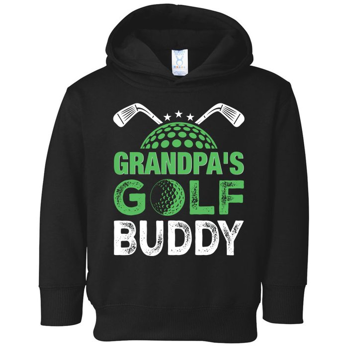 Grandpas Golf Buddy Fathers Day Toddler Hoodie