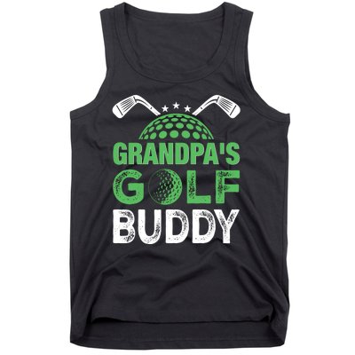 Grandpas Golf Buddy Fathers Day Tank Top