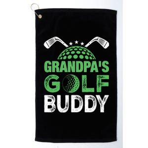 Grandpas Golf Buddy Fathers Day Platinum Collection Golf Towel