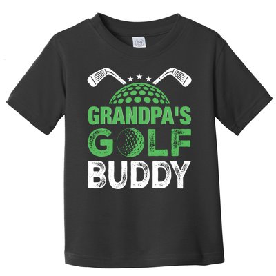 Grandpas Golf Buddy Fathers Day Toddler T-Shirt