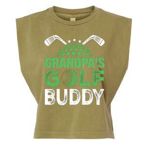 Grandpas Golf Buddy Fathers Day Garment-Dyed Women's Muscle Tee