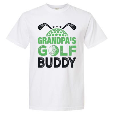 Grandpas Golf Buddy Fathers Day Garment-Dyed Heavyweight T-Shirt