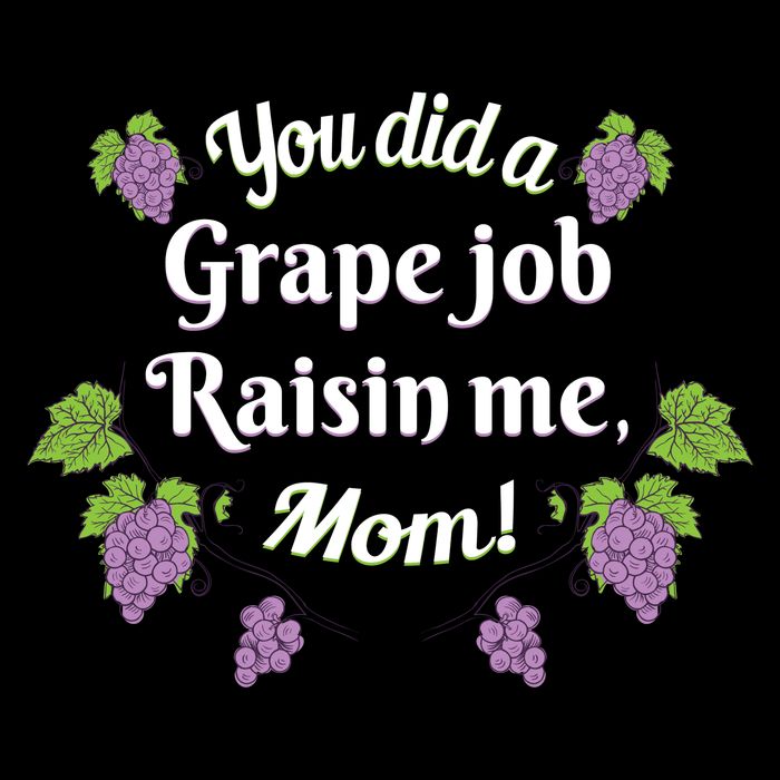 Grape Job Raisin Me Funny Mom 16 in Basic Backpack