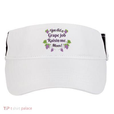 Grape Job Raisin Me Funny Mom Adult Drive Performance Visor