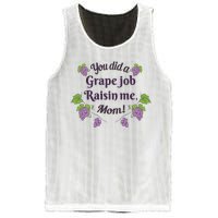 Grape Job Raisin Me Funny Mom Mesh Reversible Basketball Jersey Tank