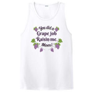 Grape Job Raisin Me Funny Mom PosiCharge Competitor Tank