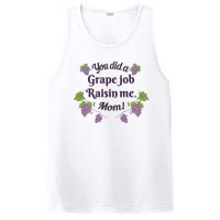 Grape Job Raisin Me Funny Mom PosiCharge Competitor Tank