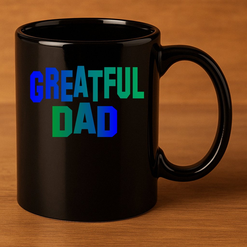 Grateful Dad 11oz C Handle Ceramic Mug