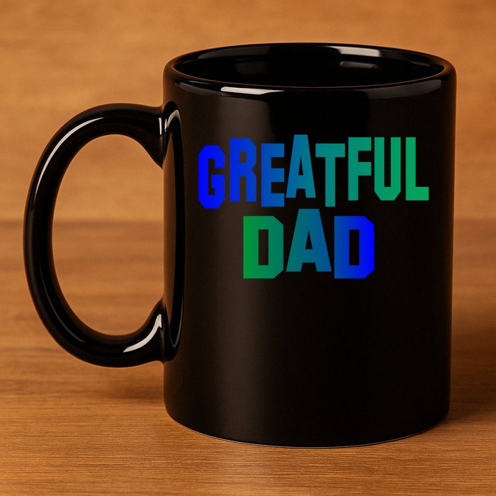 Grateful Dad 11oz C Handle Ceramic Mug