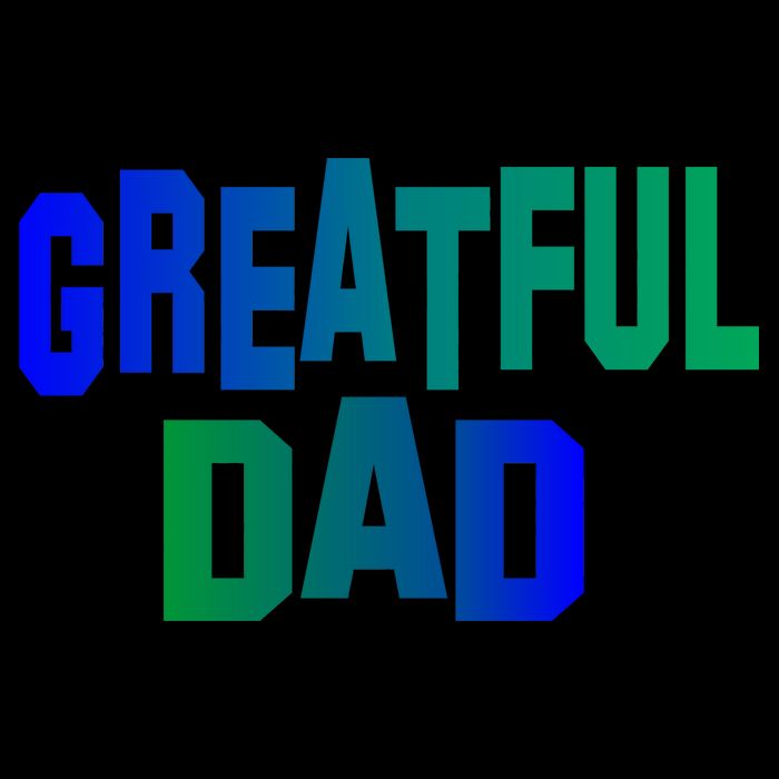 Grateful Dad Cropped Pullover Crew