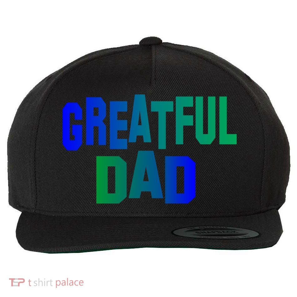 Grateful Dad Wool Snapback Cap