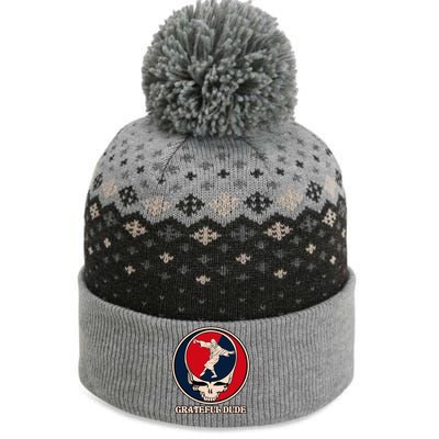 Grateful Dude Skull The Baniff Cuffed Pom Beanie