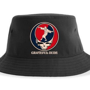 Grateful Dude Skull Sustainable Bucket Hat