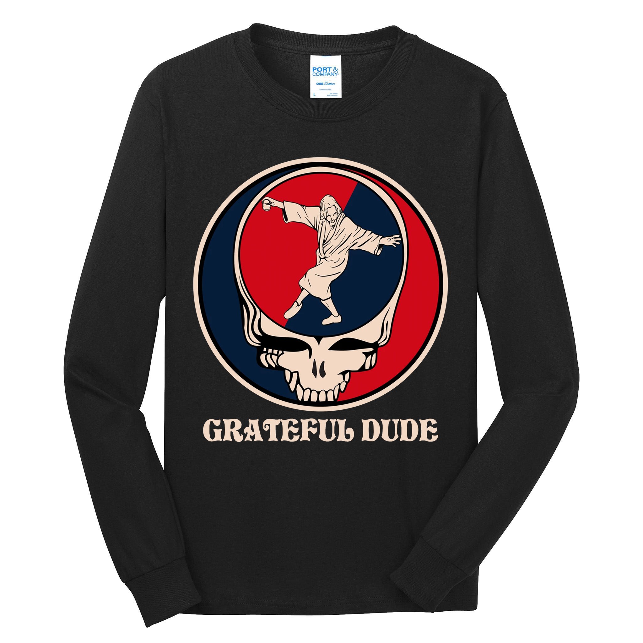 Grateful Dude Skull Tall Long Sleeve T-Shirt