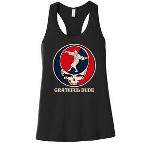 Grateful Dude Skull Women's Racerback Tank