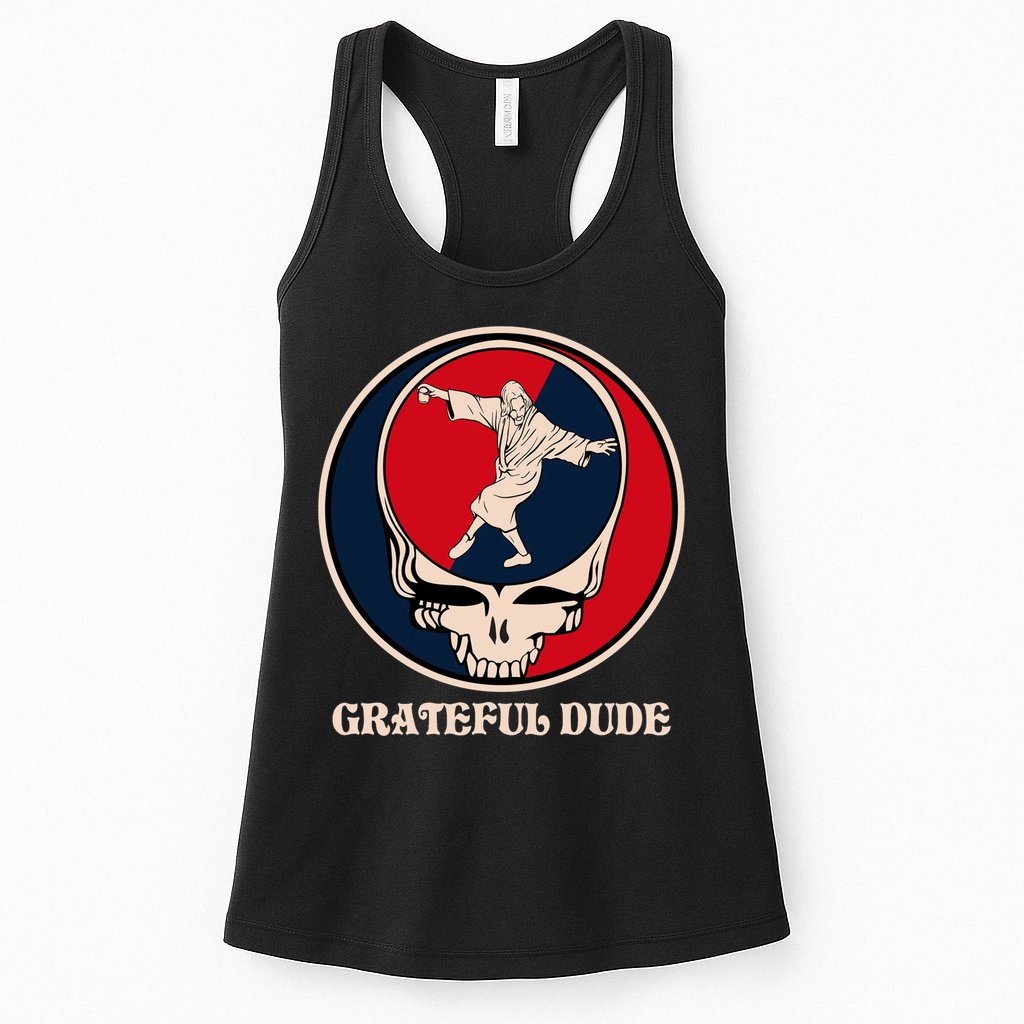 Grateful Dude Skull Womens Tank Top