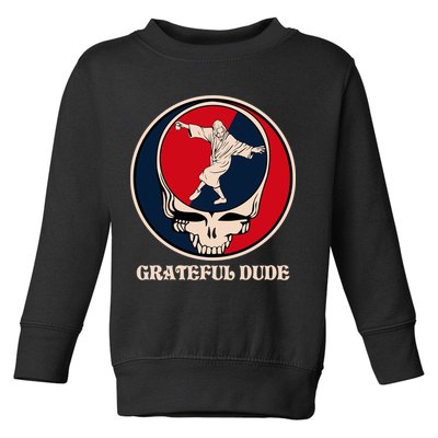 Grateful Dude Skull Toddler Sweatshirt