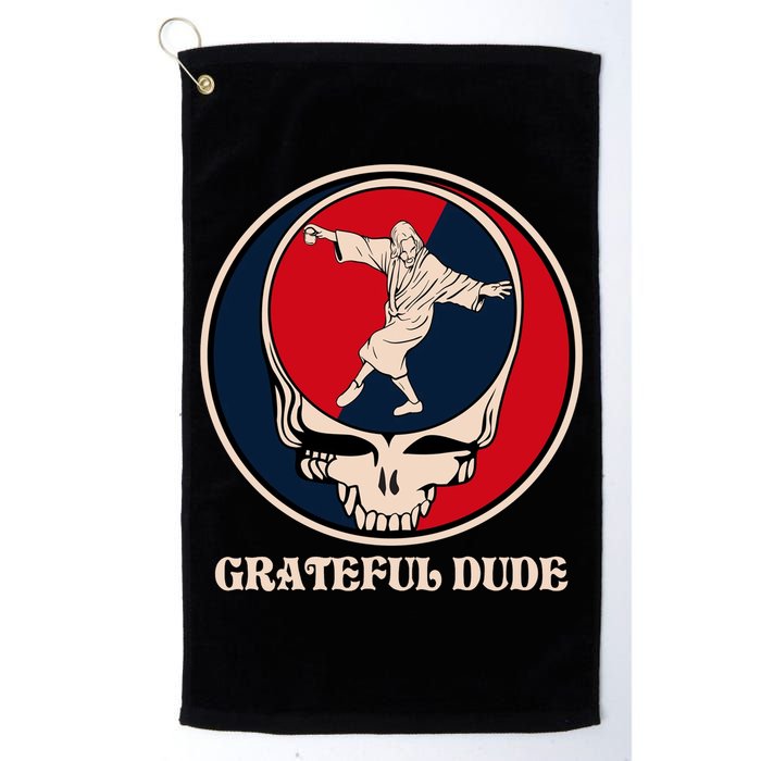 Grateful Dude Skull Golf Towel