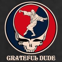 Grateful Dude Skull Golf Towel