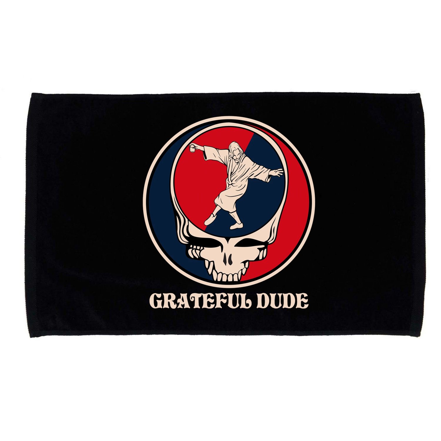 Grateful Dude Skull Microfiber Hand Towel