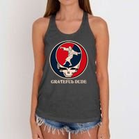 Grateful Dude Skull Women's Knotted Racerback Tank