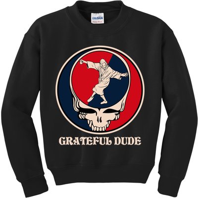 Grateful Dude Skull Kids Sweatshirt