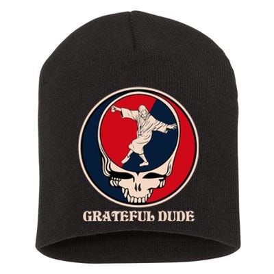 Grateful Dude Skull Short Acrylic Beanie