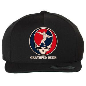 Grateful Dude Skull Wool Snapback Cap