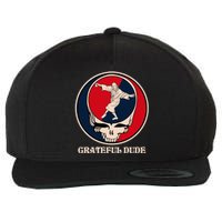 Grateful Dude Skull Wool Snapback Cap