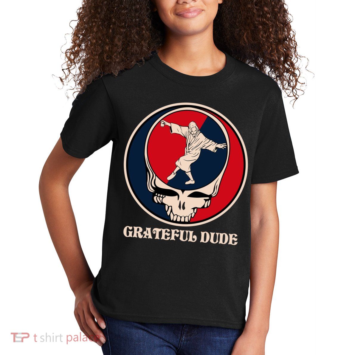 Grateful Dude Skull Kids T-Shirt