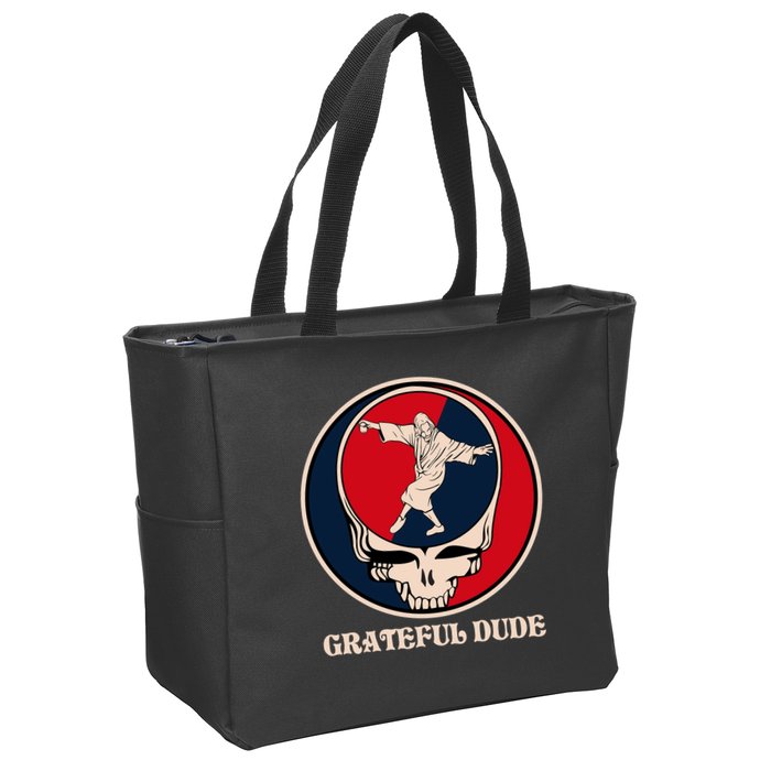 Grateful Dude Skull Zip Tote Bag