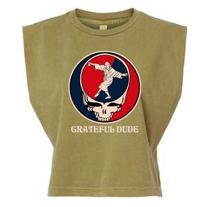 Grateful Dude Skull Garment-Dyed Women's Muscle Tee