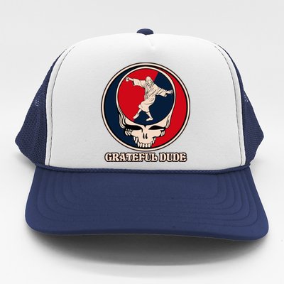 Grateful Dude Skull Trucker Hat