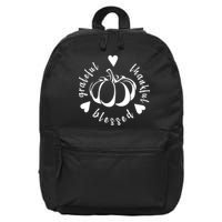 Grateful Faithful Blessed 16 in Basic Backpack