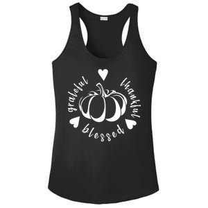 Grateful Faithful Blessed Ladies PosiCharge Competitor Racerback Tank