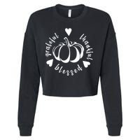 Grateful Faithful Blessed Cropped Pullover Crew
