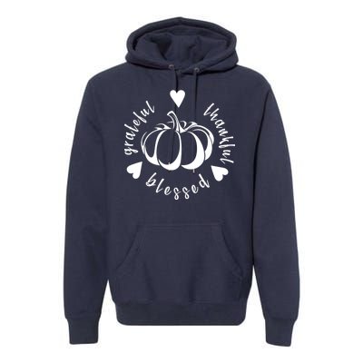 Grateful Faithful Blessed Premium Hoodie